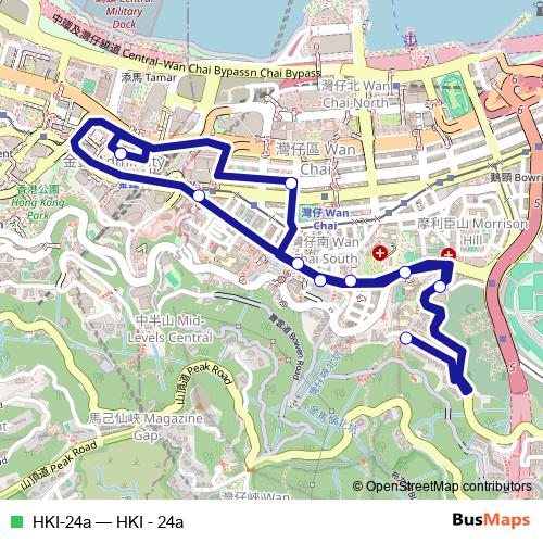 HKI-24a bus Line Map