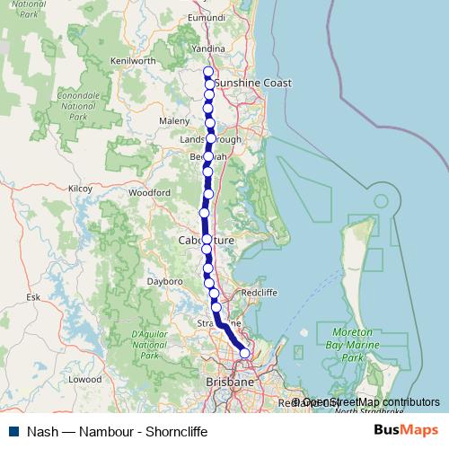 Nash rail Line Map