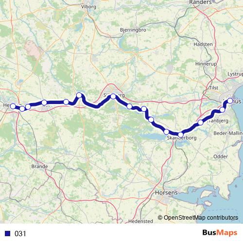 031 rail Line Map