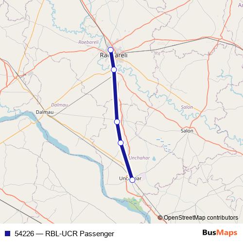 54226 rail Line Map