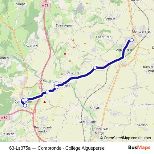 63-Ls075a bus Line Map
