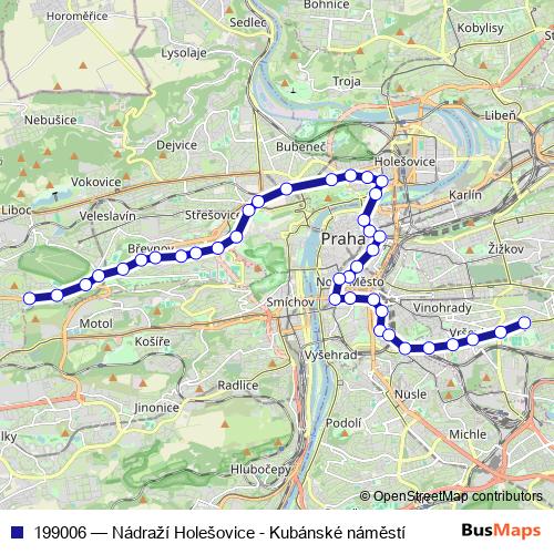 199006 tram Line Map