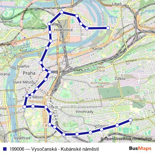 199006 tram Line Map