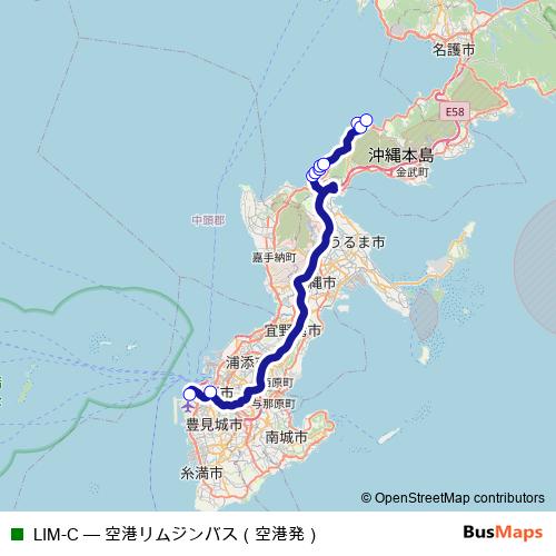 LIM-C bus Line Map