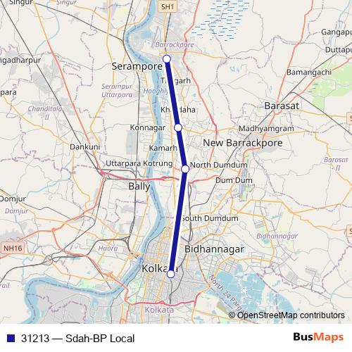 31213 rail Line Map