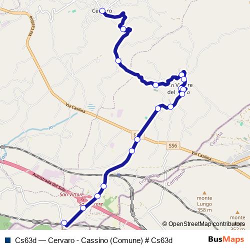 Cs63d bus Line Map