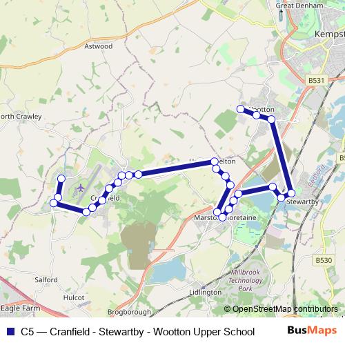 C5 bus Line Map