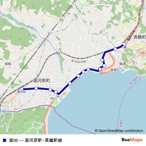 湯06 bus Line Map