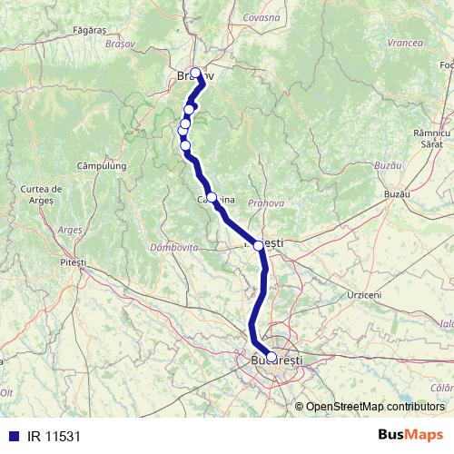 IR 11531 rail Line Map