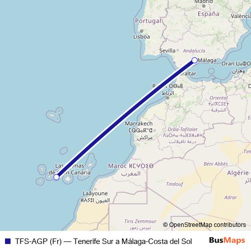 TFS-AGP (Fr) air Line Map
