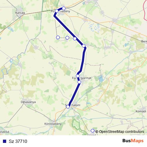 Sz 37710 rail Line Map
