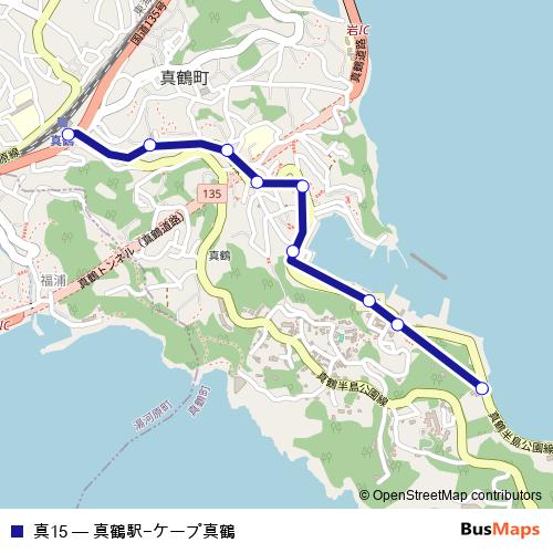 真15 bus Line Map