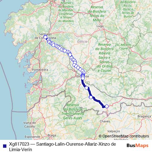 Xg817023 bus Line Map