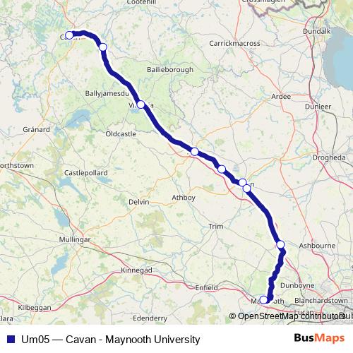 Um05 bus Line Map