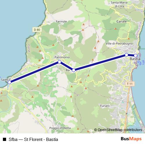 Sfba bus Line Map