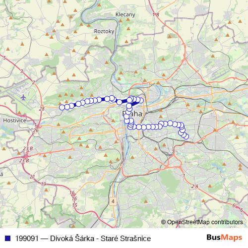 199091 tram Line Map