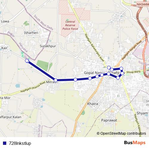 728lnkstlup bus Line Map