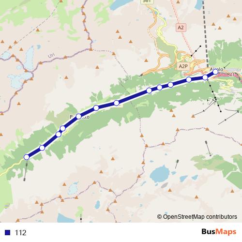 112 bus Line Map