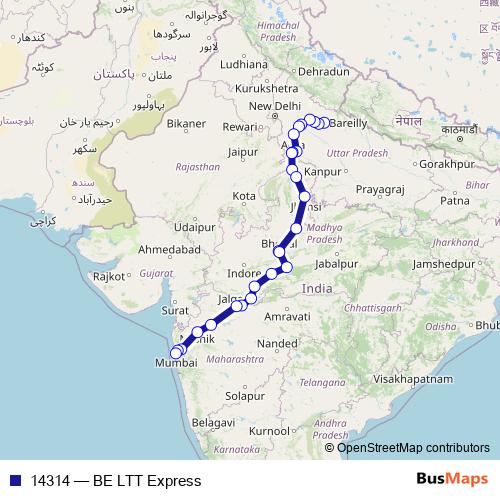 14314 rail Line Map
