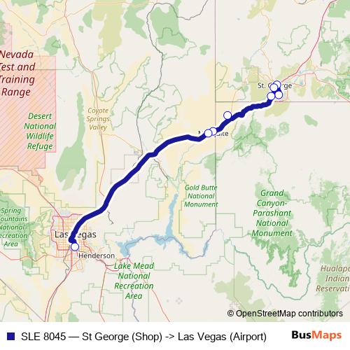SLE 8045 bus Line Map