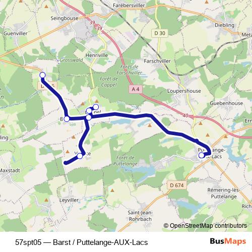 57spt05 bus Line Map