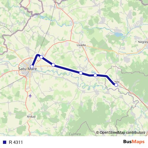 R 4311 rail Line Map