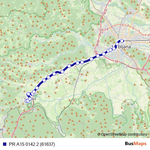 PR A15 0142 2 (61637) bus Line Map