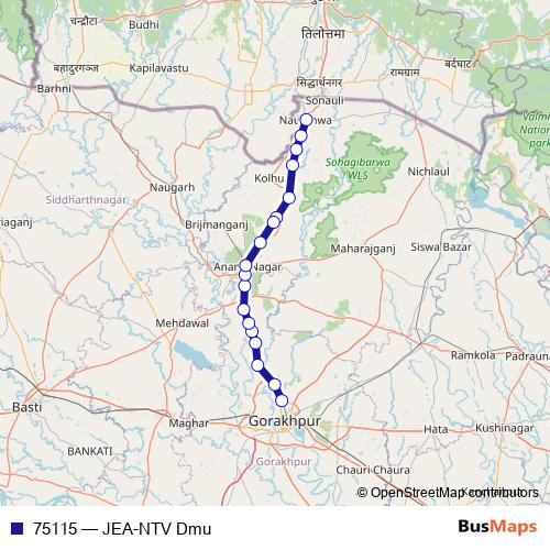 75115 rail Line Map
