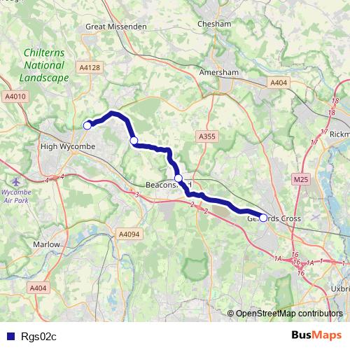 Rgs02c bus Line Map