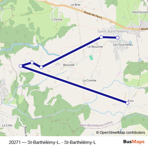 20271 bus Line Map