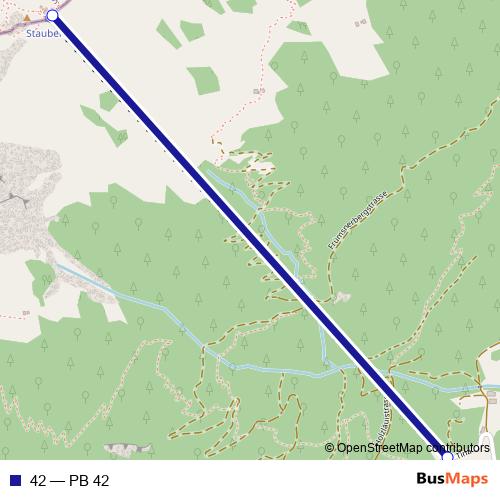 42 cable-car Line Map