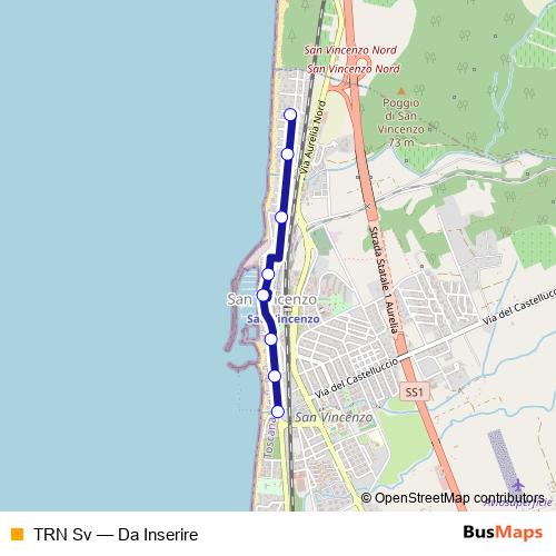 TRN Sv bus Line Map