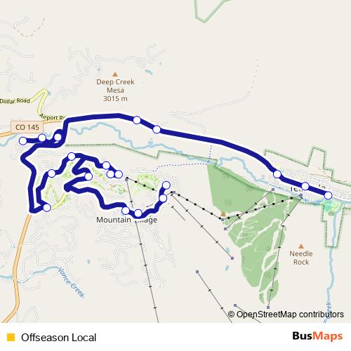Offseason Local bus Line Map