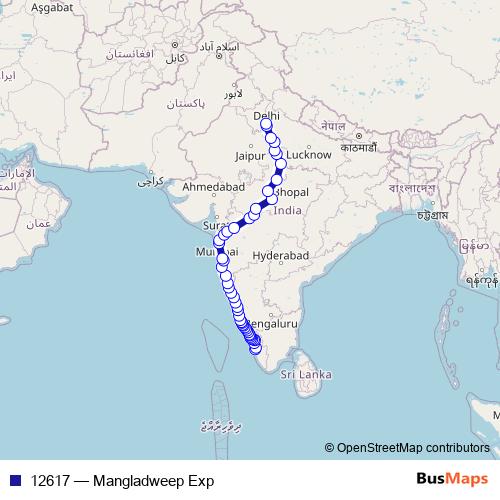12617 rail Line Map
