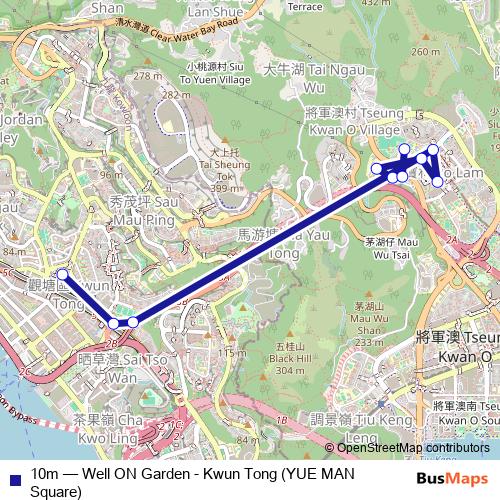 10m bus Line Map