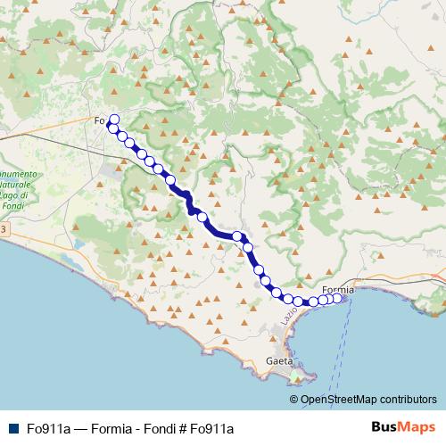 Fo911a bus Line Map