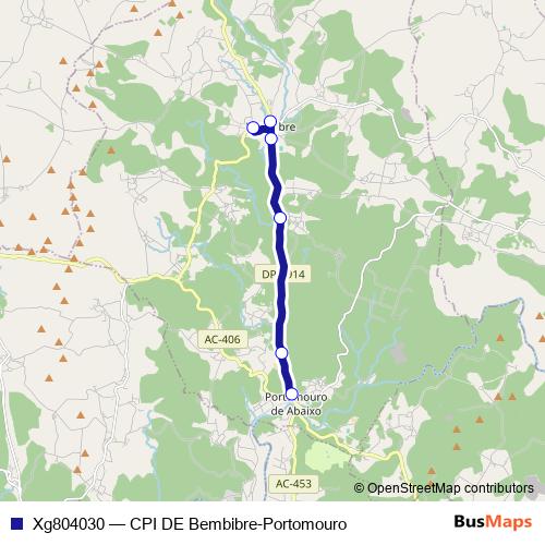 Xg804030 bus Line Map