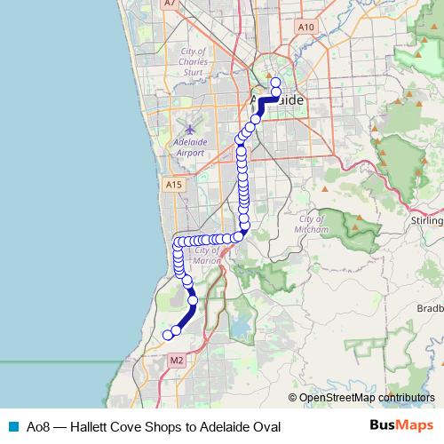 Ao8 bus Line Map