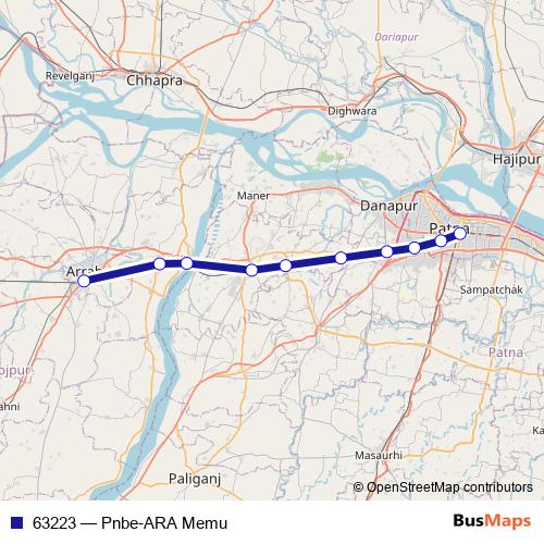 63223 rail Line Map