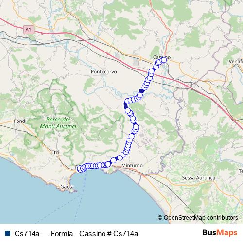 Cs714a bus Line Map