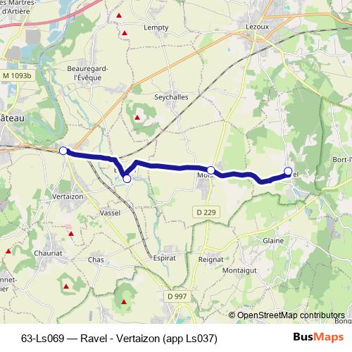 63-Ls069 bus Line Map