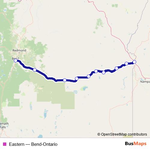 Eastern bus Line Map