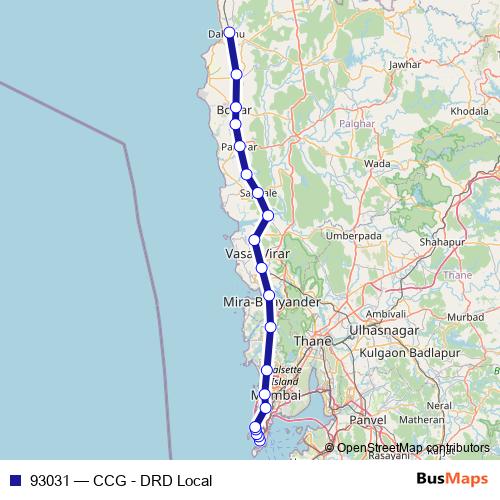 93031 rail Line Map