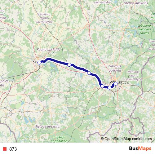 873 rail Line Map
