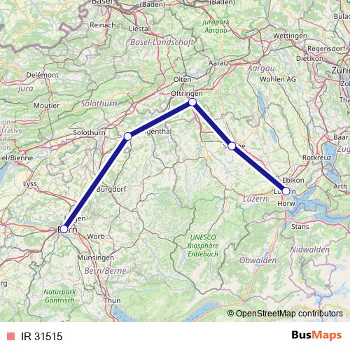 IR 31515 rail Line Map