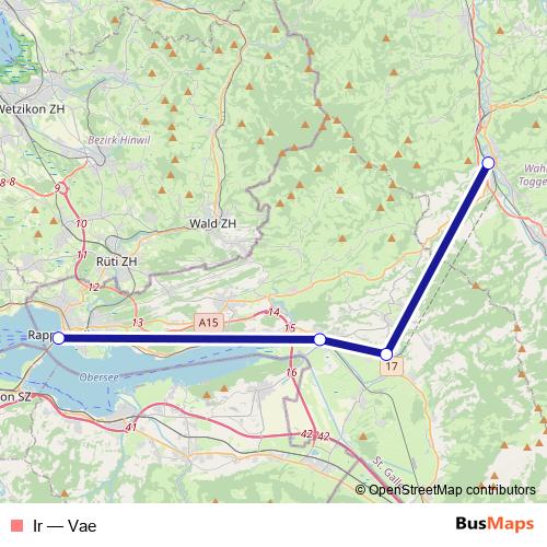 Ir rail Line Map