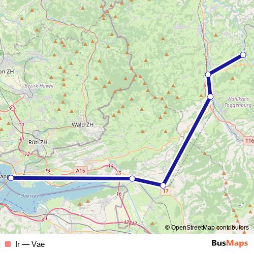 Ir rail Line Map