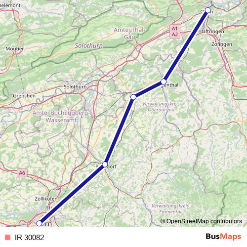 IR 30082 rail Line Map