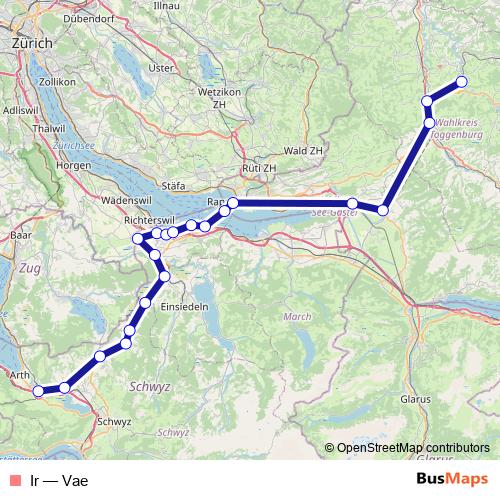 Ir rail Line Map