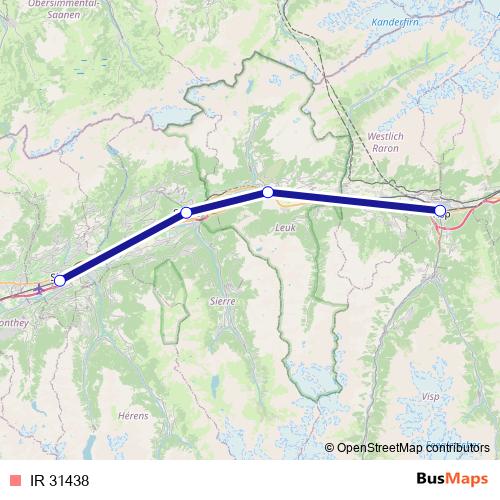 IR 31438 rail Line Map